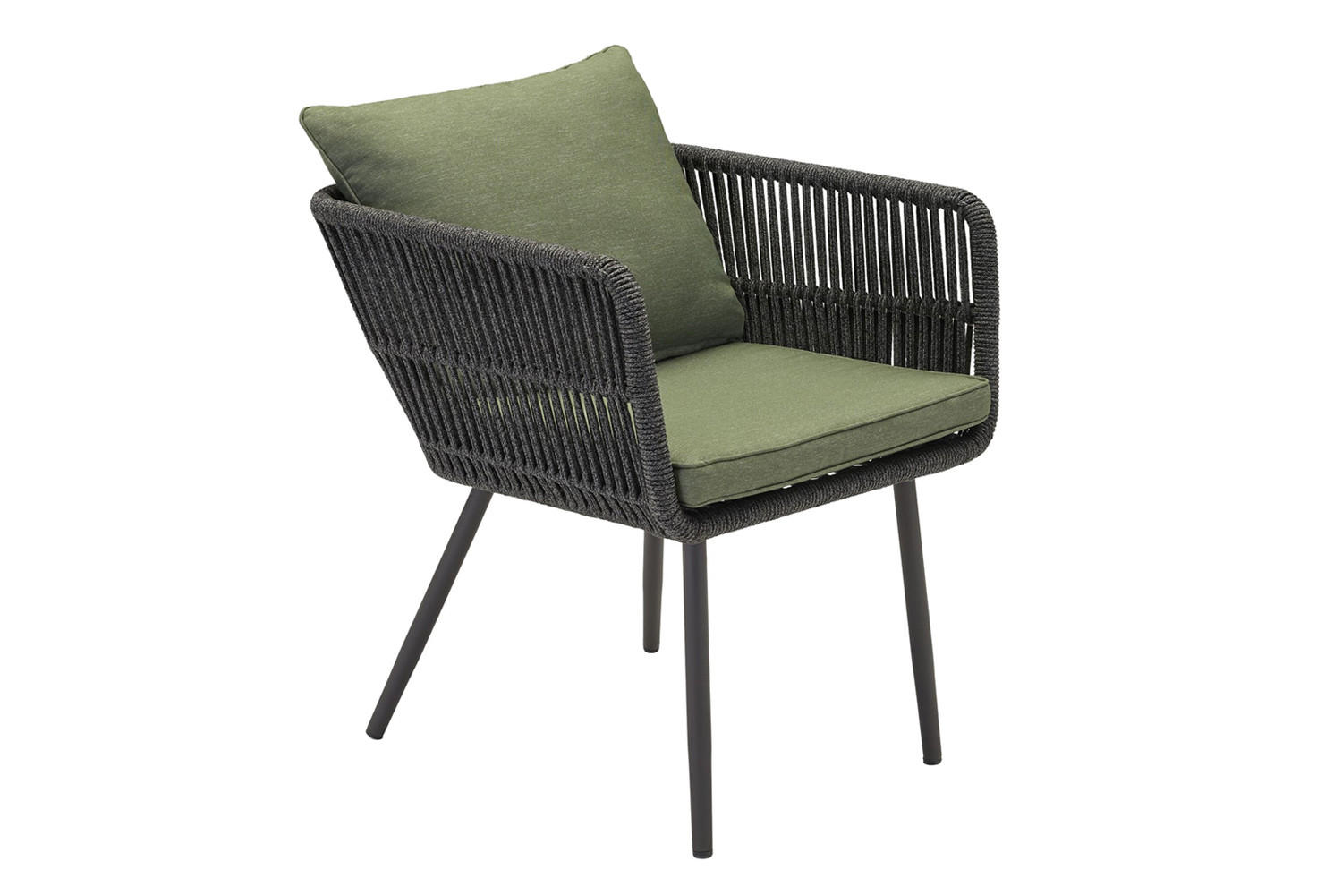 GARTENSTUHL Luna, Metall, Grün - Grün, Metall (61/69/65cm) - dasmöbelwerk