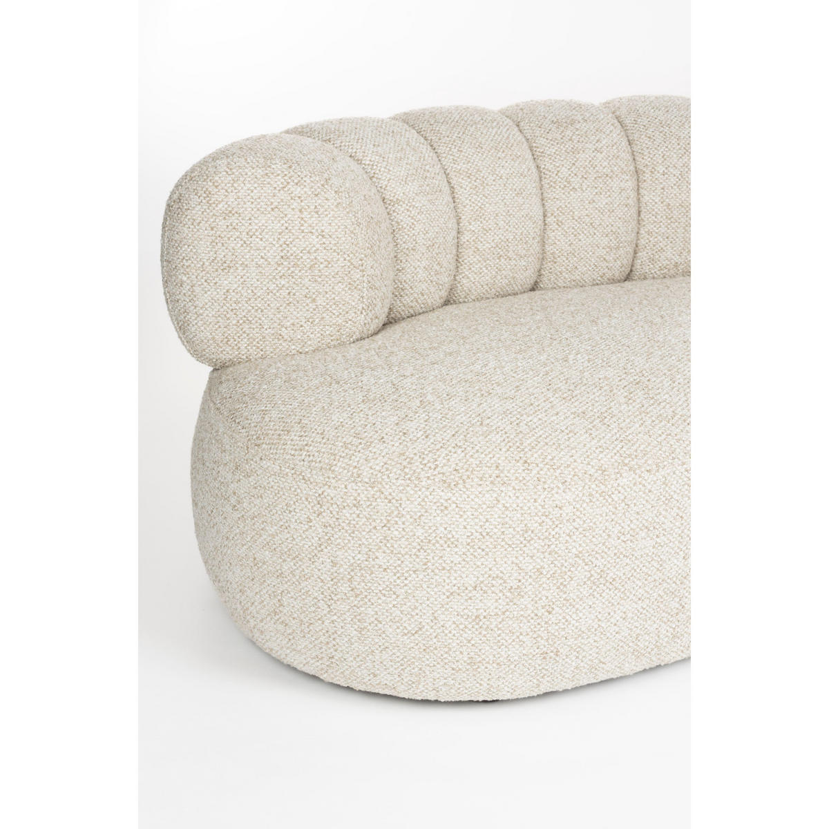 SOFA 4,5-SITZER Duvane Beige - Beige, Kunststoff (310/68/114cm) - Dutchbone