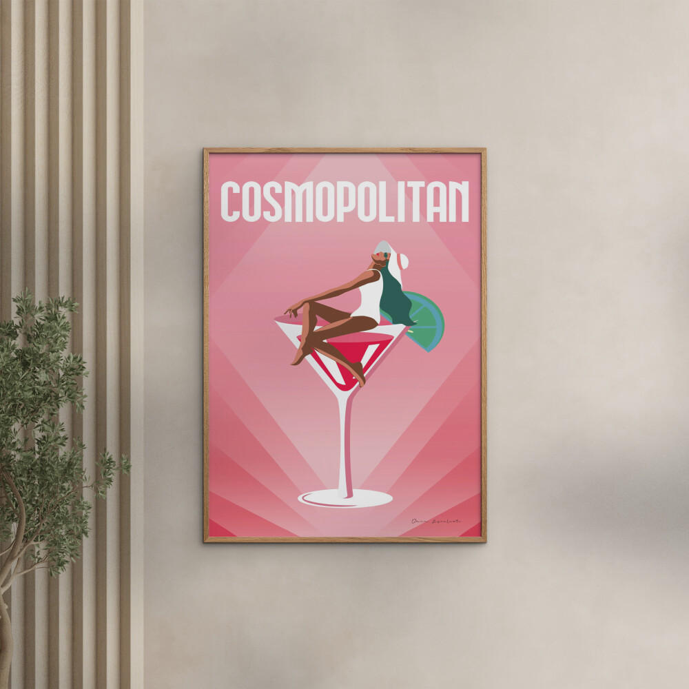 POSTER Wild Apple - Cosmopolitan - Pink, Papier (50/70/0.1cm) - Poster&Frame