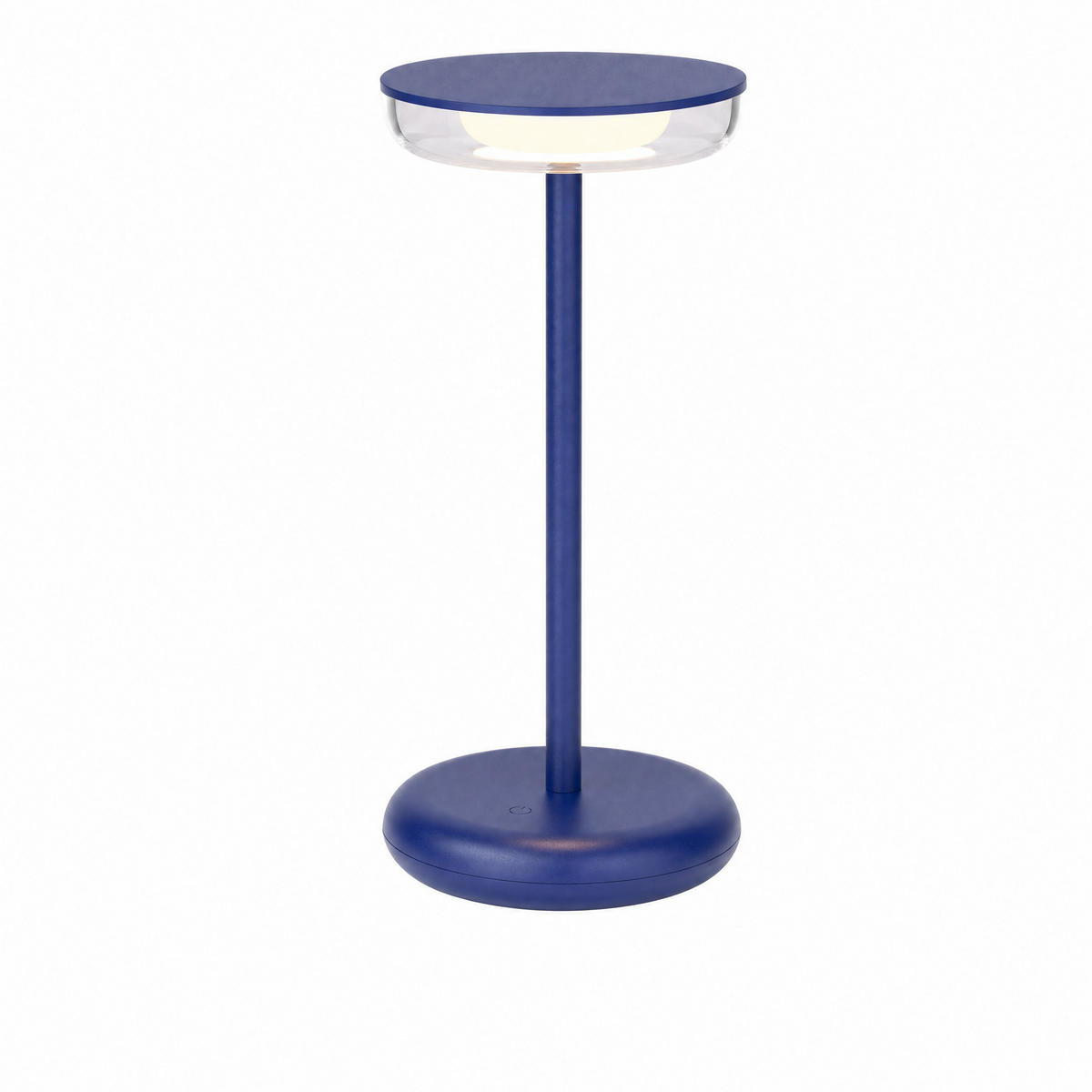 LED-TISCHLAMPE Blau Dimmbar Akku 1800mAh 180lm warmweiß Touch USB-C Nachttischleuchte Höhe 27,4 cm - Blau, Kunststoff (11/11/27.4cm) - Northpoint