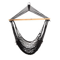 HÄNGESESSEL in Netz-Optik Grau - Dunkelgrau, Textil (100/130/100cm) - SVITA