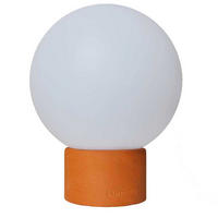 TOUCH-TISCHLAMPE TERRA goldange - Orange, Stein (20/20/25cm) - Lumisky