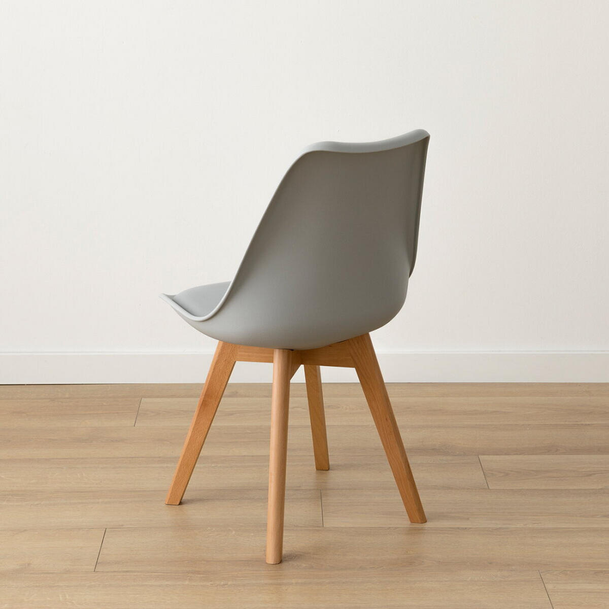 STUHL Scandinavian Grau 49 cm x 82 cm - Grau, Kunststoff (49/82/54cm) - Kenay Home