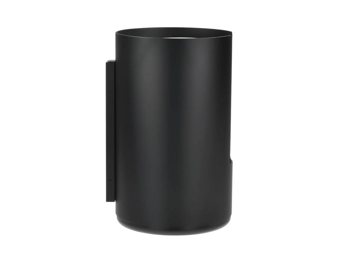 TOILETTENPAPIER-AUFBEWAHRUNG Rim schwarz wandhängend 13/21/13 cm - Schwarz, Metall (13/13/21cm) - Zone Denmark