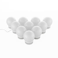 SCHMINKTISCHBELEUCHTUNG Weiß 400 cm - Weiß, Kunststoff (5cm) - Vicco