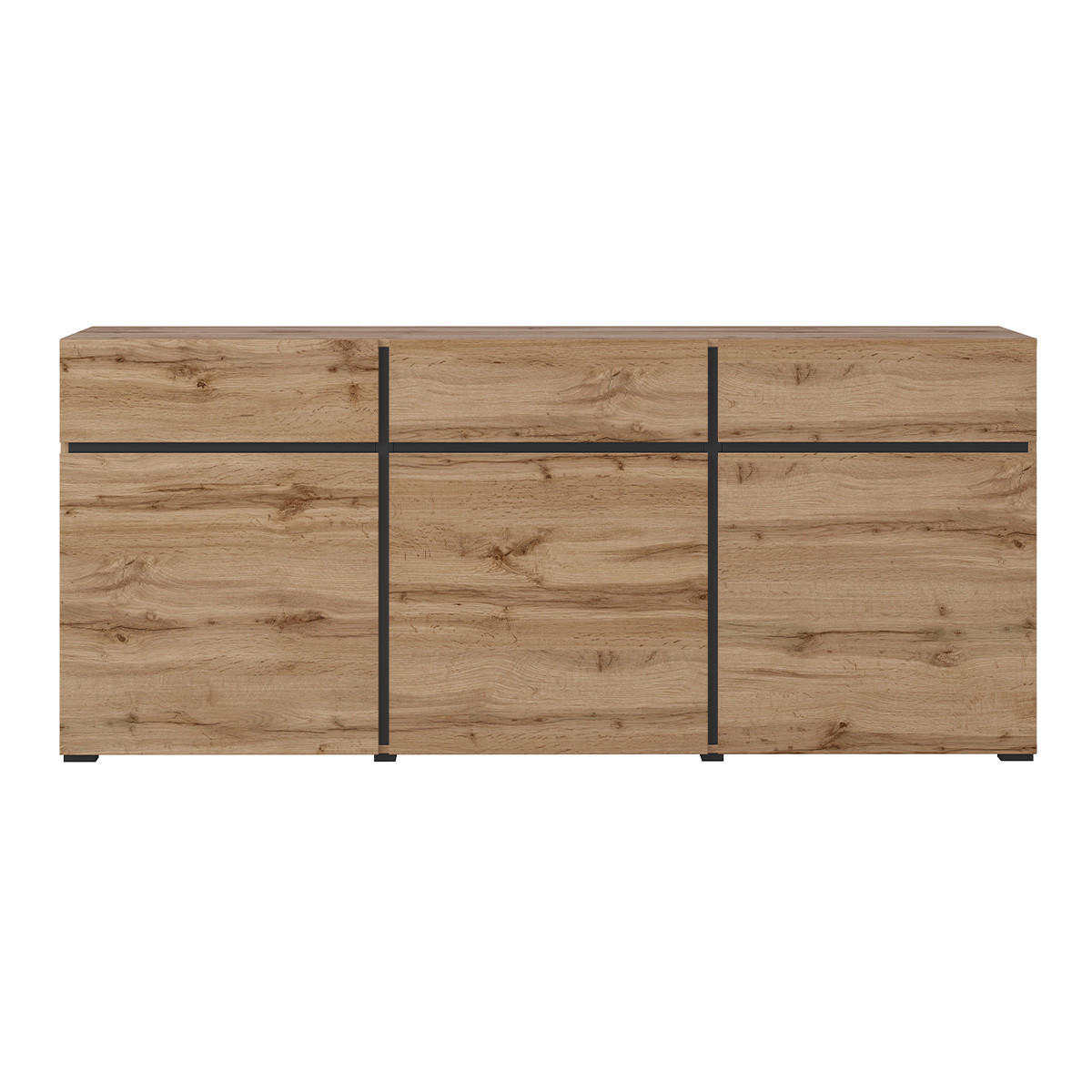 KOMODA Lilia Drevo - hnedá, kompozitné drevo (180/78/40cm) - Petits-meubles