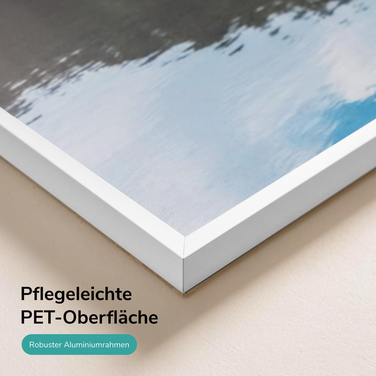 WANDKONVEKTOR Elektrisch mit modernem Landschaftsmotiv, WLAN App Steuerung, Thermostat, 119,5/59,5 cm - Weiß, Kunststoff/Metall (59.5/119.5/2cm) - EMKE