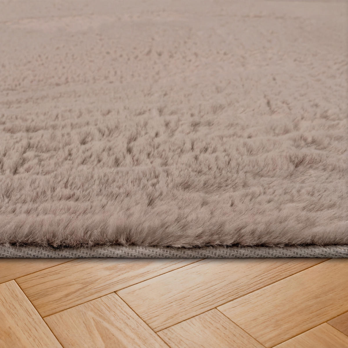 HOCHFLORTEPPICH 160/230 cm Rabbit 780 - Taupe, Textil (160/230cm) - Paco Home