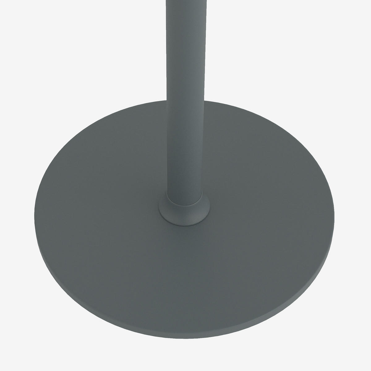 AKKU-TISCHLEUCHTE - Eisen - Grau - Grau, Metall (14/14/30cm) - home24