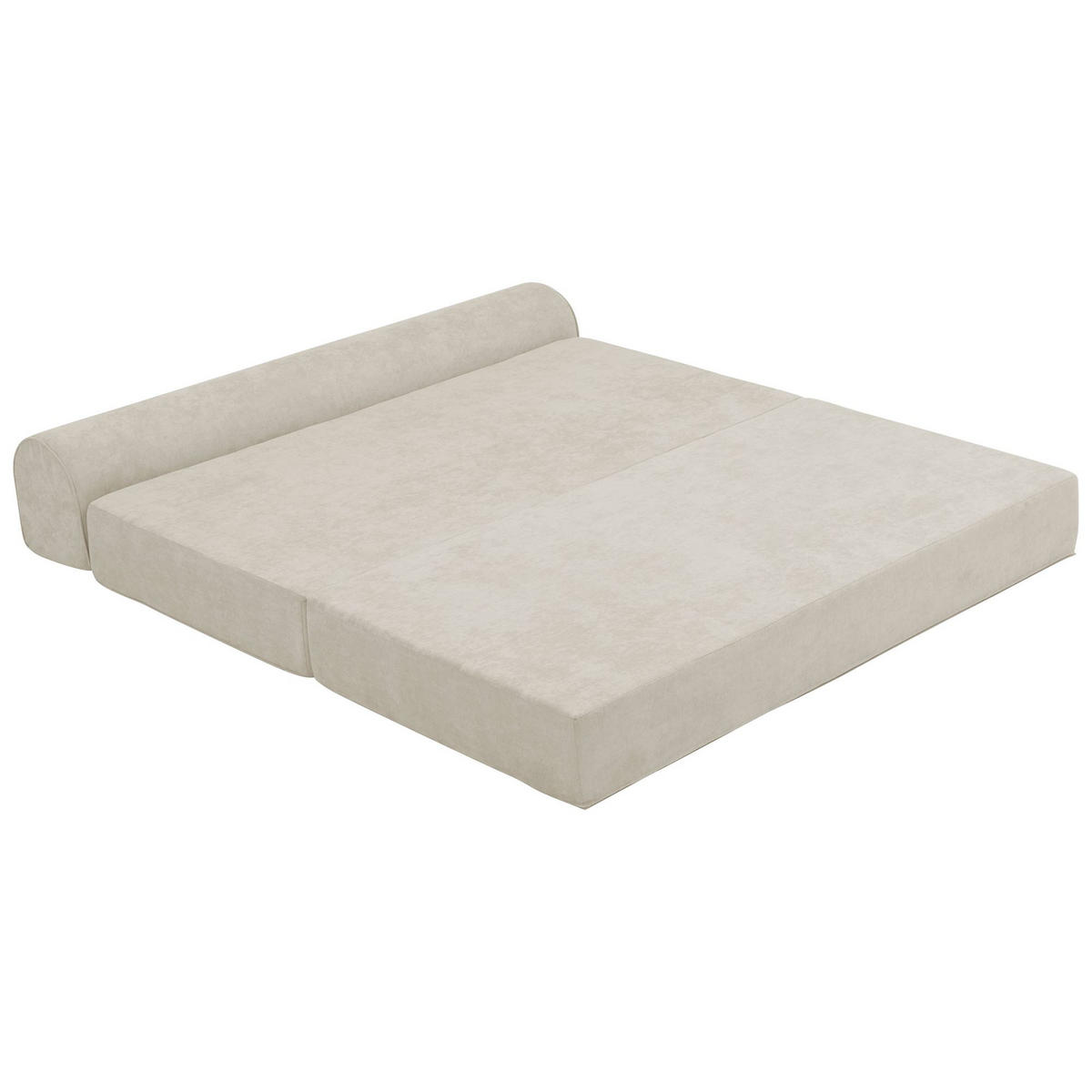 FALTSOFA Katusha Flachgewebe beige - Beige, Kunststoff (80/71/160cm) - 58aufmkessel