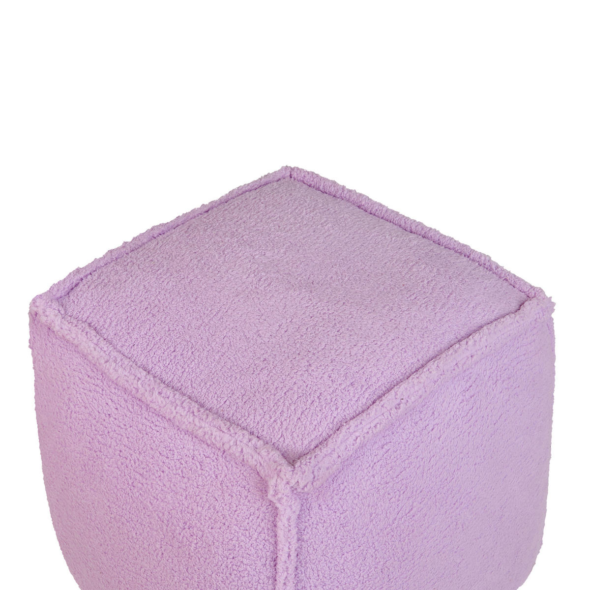 POUF Violett Alipur - Violett, Textil (40/40/40cm) - Beliani