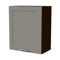 HÄNGESCHRANK Oslo W2/60 Lava / Dust Grey Matt 60 / 32,5 / 72cm - Dunkelgrau/Grau, Holz/Holzwerkstoff (60/72/32.5cm) - Feldmann-Wohnen