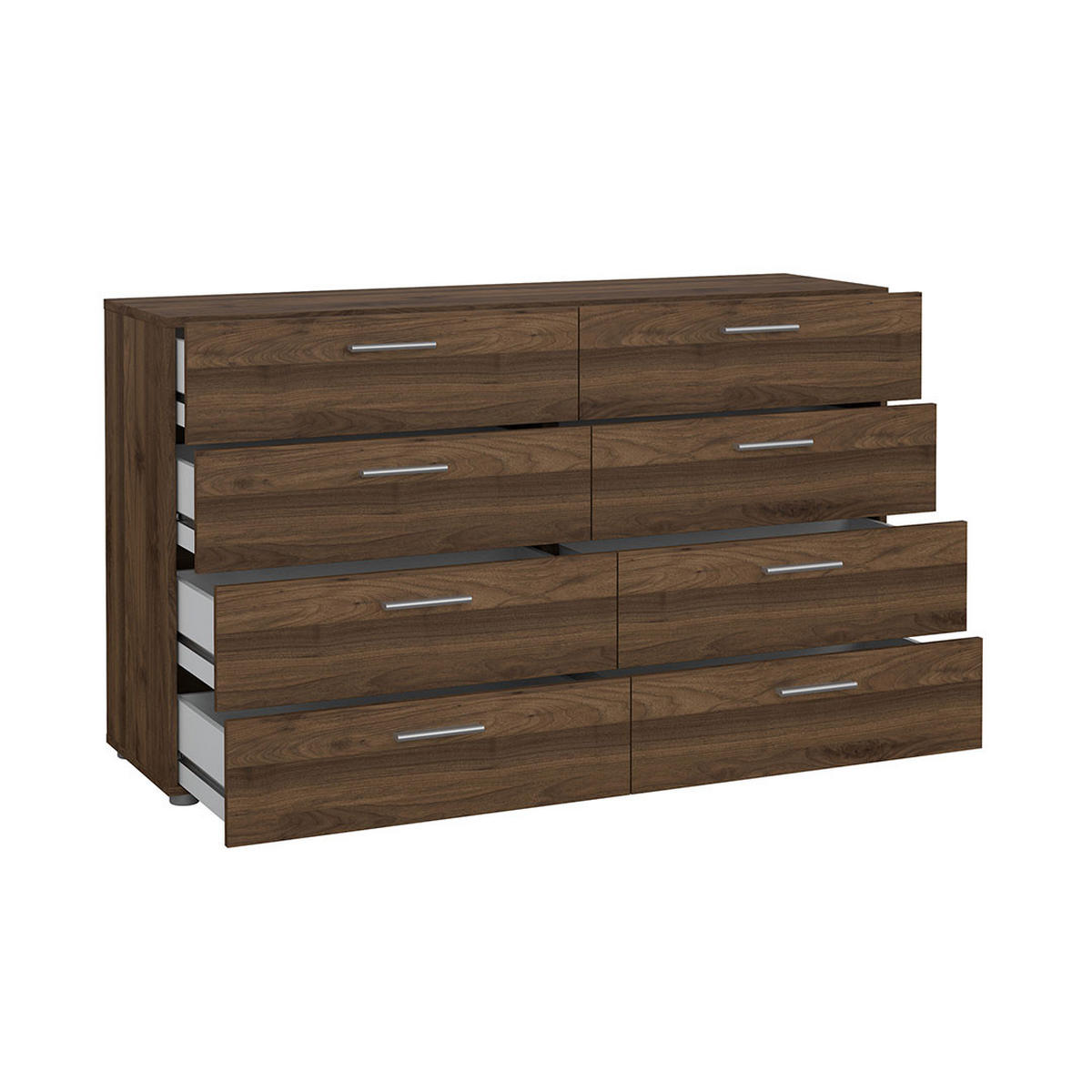KOMMODE, Pepe, Nussbaum, Holzwerkstoff, 140 x 40 x 82 cm - Nussbaumfarben, Holzwerkstoff (140/82/40cm) - ebuy24