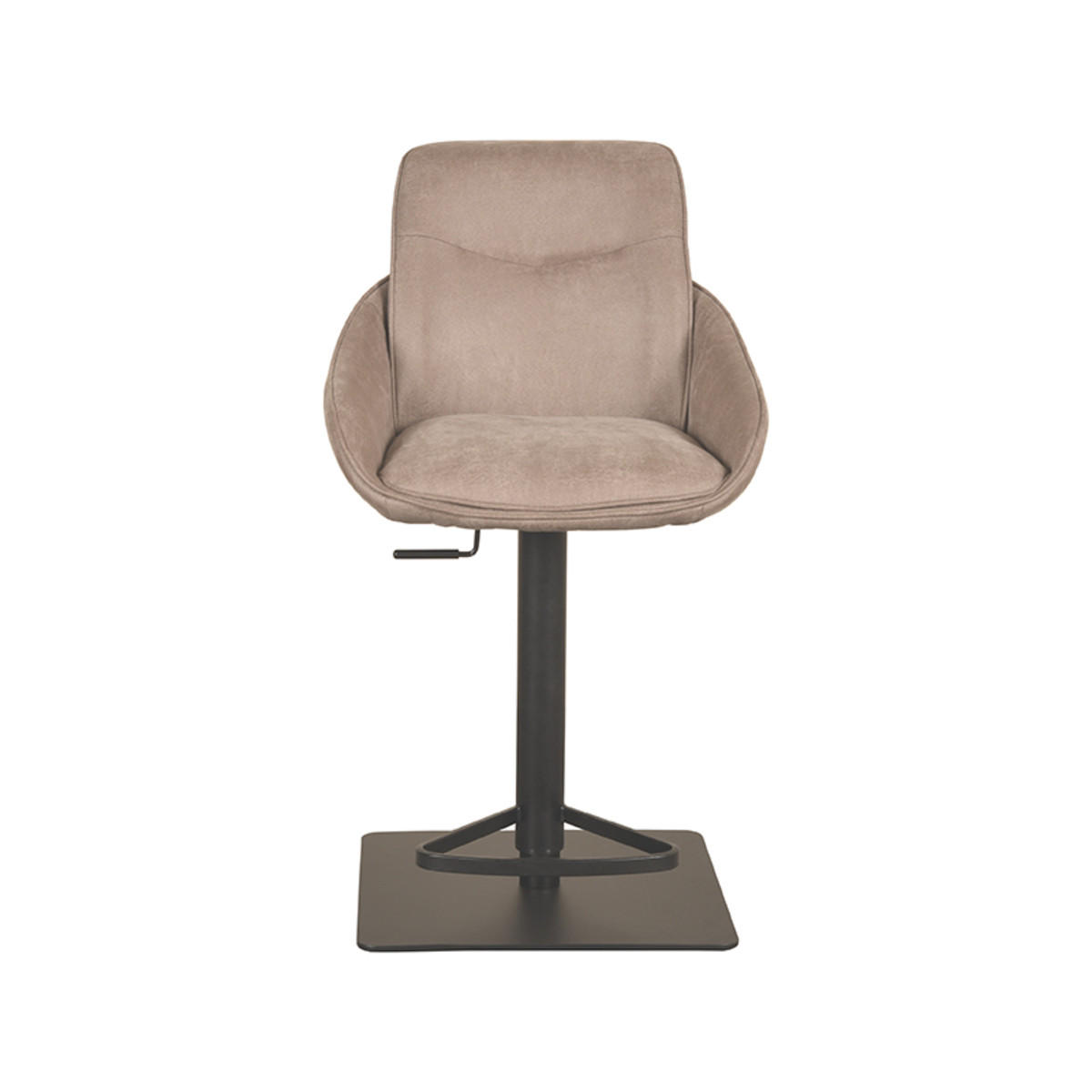 BARHOCKER Beauty Taupe 58,5/52/88 cm 2er-Set - Taupe, Textil (52/88/58.5cm) - LABEL51