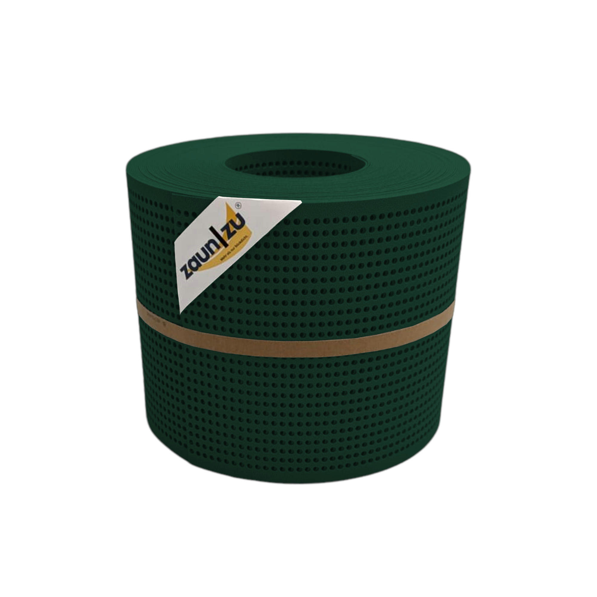SICHTSCHUTZSTREIFEN PP Premium Gelocht 30 Prozent Streifen Grün 26m - Grün, Kunststoff (2600/19cm) - ZAUN|ZU