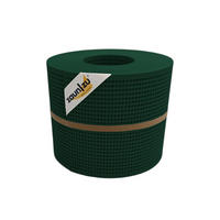 SICHTSCHUTZSTREIFEN PP Premium Gelocht 30 Prozent Streifen Grün 26m - Grün, Kunststoff (2600/19cm) - ZAUN|ZU