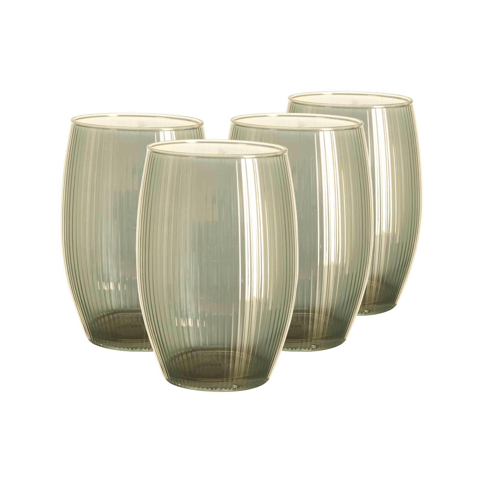 WINDLICHTER Elysia gold ø 14 cm 4er Set - Goldfarben, Glas (14/20/14cm) - Ritzenhoff Breker