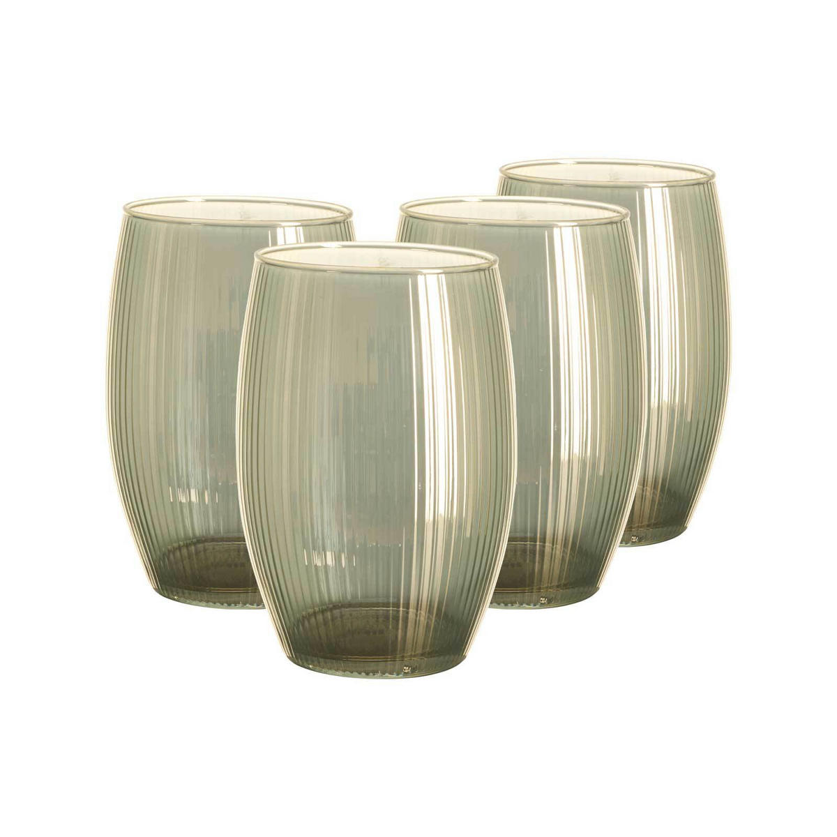 WINDLICHTER Elysia gold ø 14 cm 4er Set - Goldfarben, Glas (14/20/14cm) - Ritzenhoff Breker