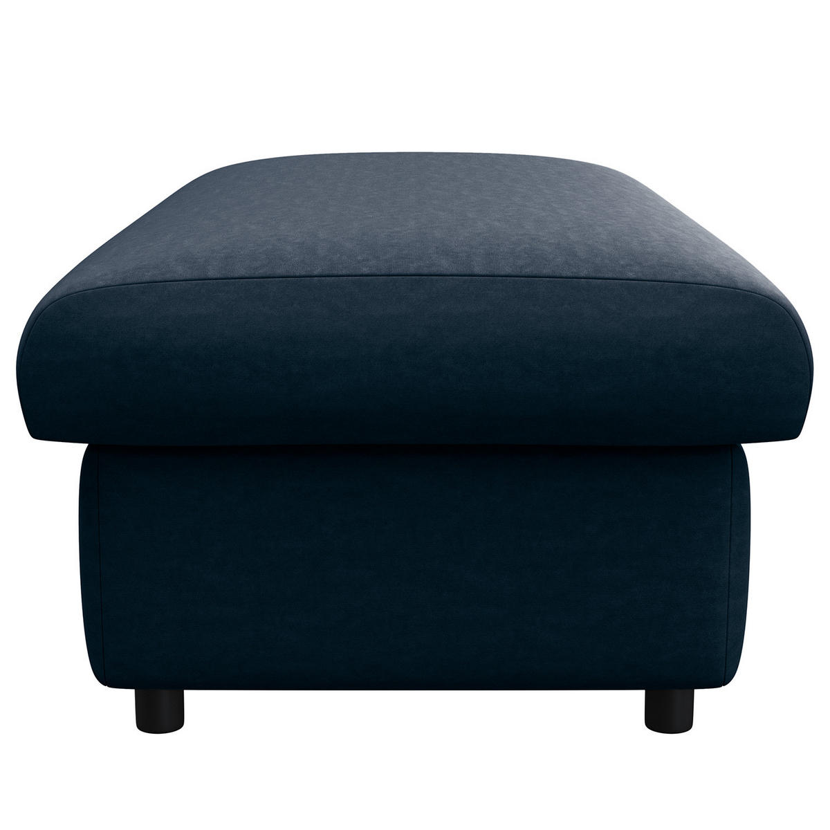 POLSTERHOCKER - Blau/Schwarz, Kunststoff/Textil (131/44/61cm) - home24