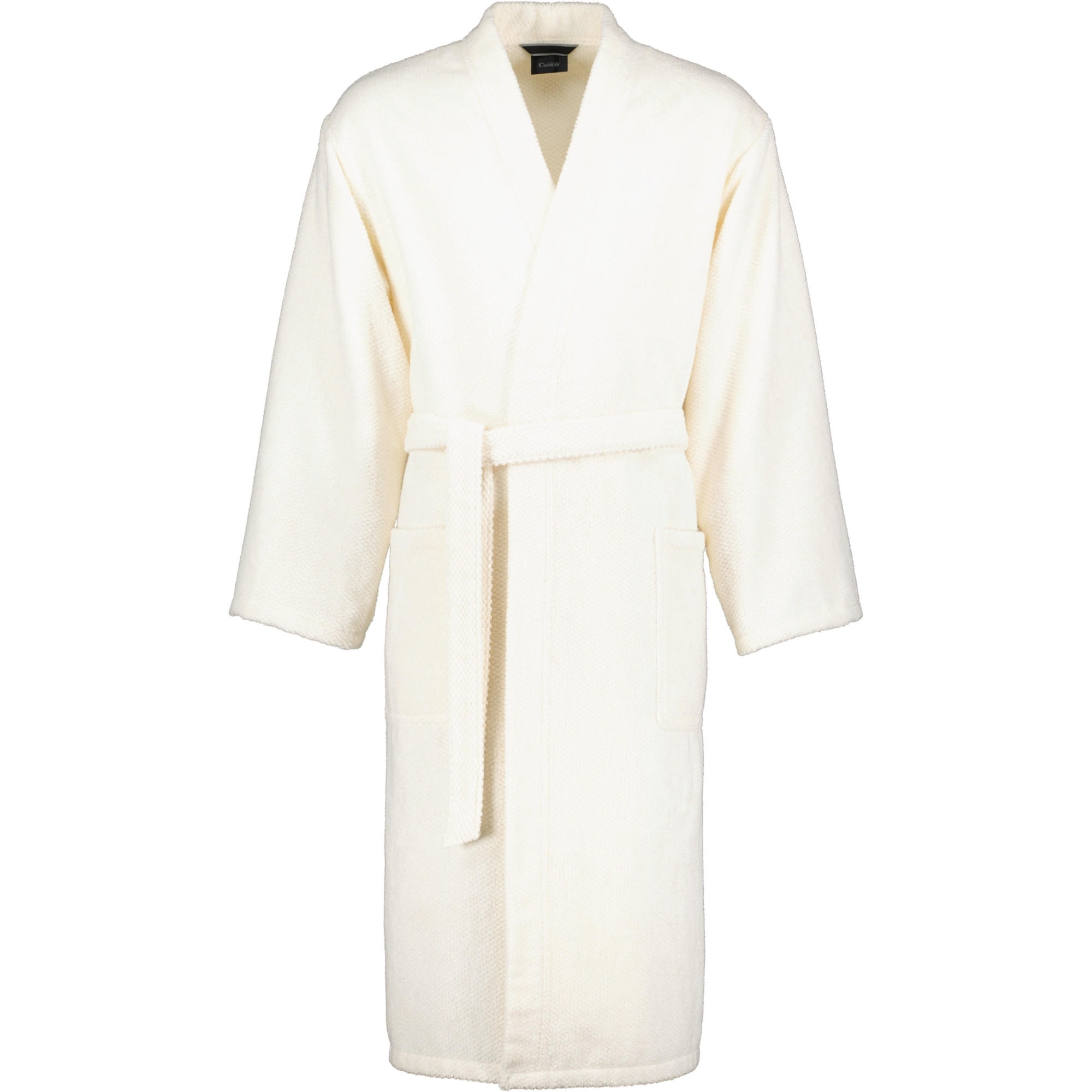 BADEMANTEL HERREN KIMONO PURE 5622 NATUR - 356 - Beige, Textil (XLnull) - Cawoe