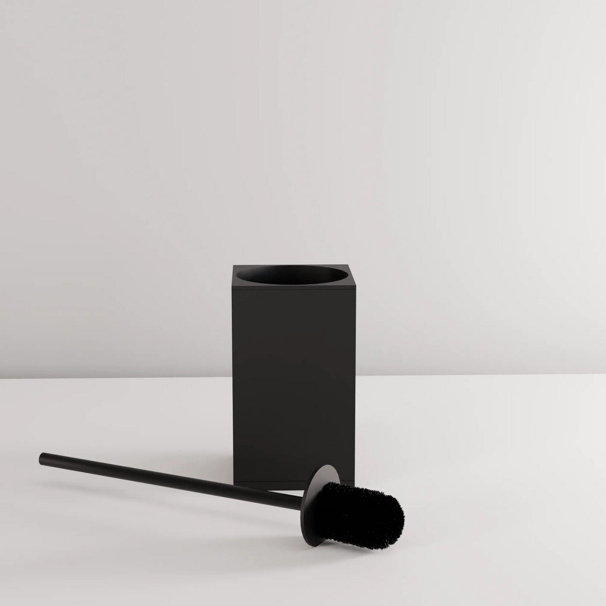 WC-BÜRSTEN Rea B110 Matt Black - Schwarz, Metall (8/39/8cm) - REA