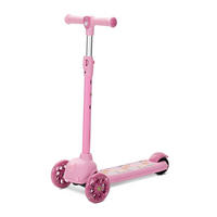 KINDERROLLER Jetster PU-Rollen rosa ABEC-9 Lenker abnehmbar höhenverstellbar - Rosa, Kunststoff (54/27/77cm) - Lorelli
