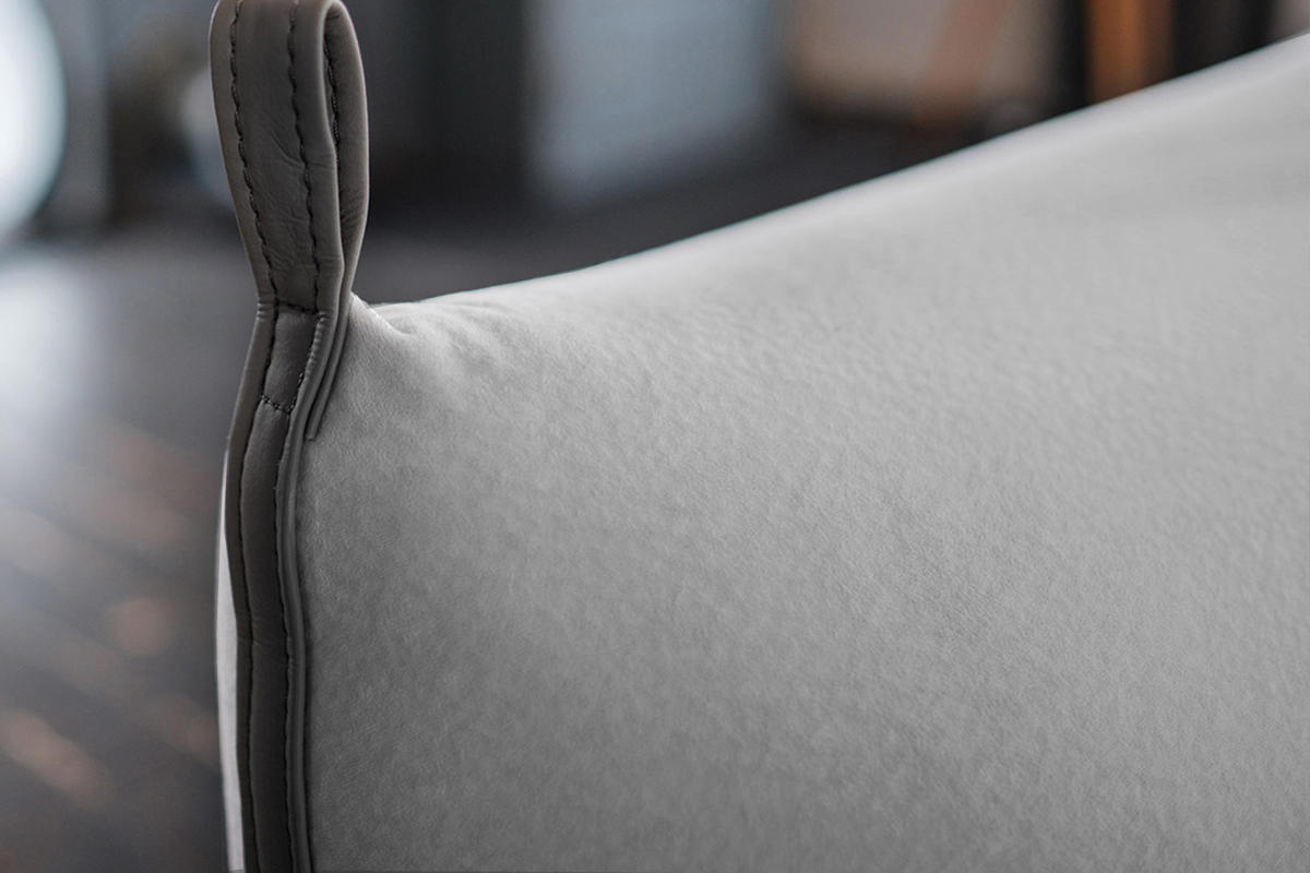 SCHLAFSOFA CANE Grau Webstoff - Schwarz/Grau, Textil/Metall (210/80/100cm) - KAWOLA