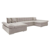 WOHNLANDSCHAFTEN Alia - Naturfarben, Holz/Textil (360/75/160cm) - MIRJAN24