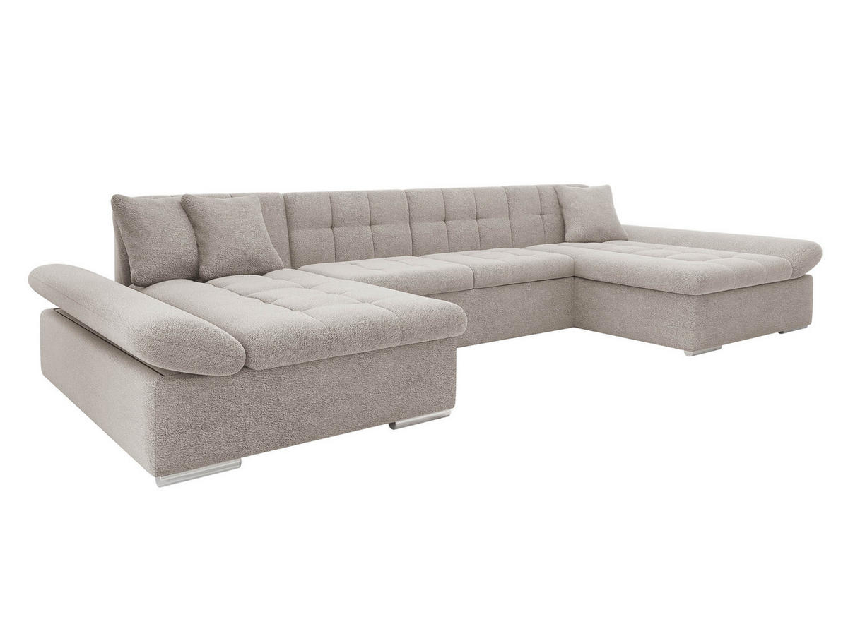 WOHNLANDSCHAFTEN Alia - Naturfarben, Holz/Textil (360/75/160cm) - MIRJAN24