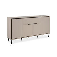 SIDEBOARD Aurora 51B sand / greige - Sandfarben/Schwarz, Holzwerkstoff/Kunststoff (175/90/38cm) - möbelvita