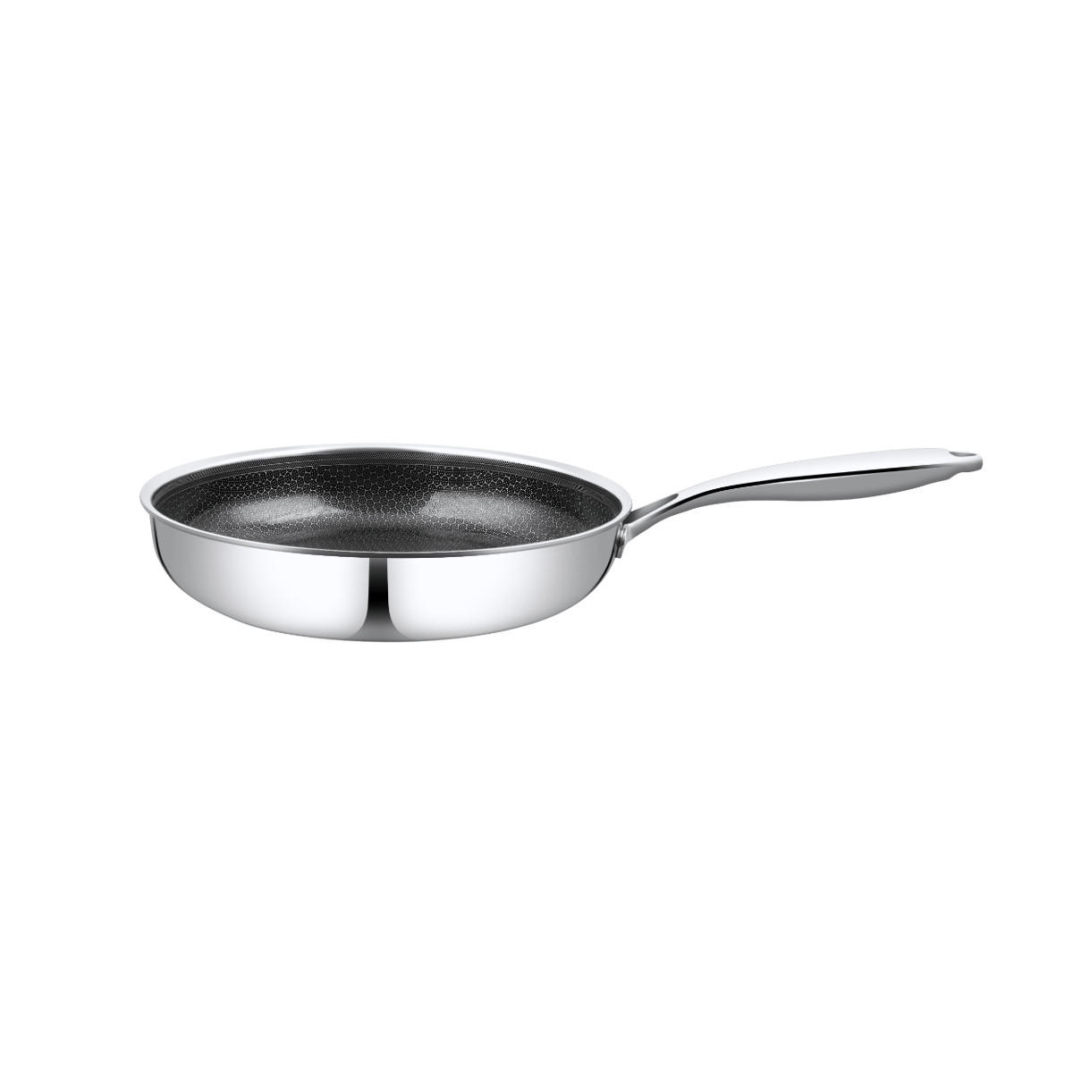 BRATPFANNE Keramikpfanne 28 cm - Silberfarben, Metall (28cm) - Muvell