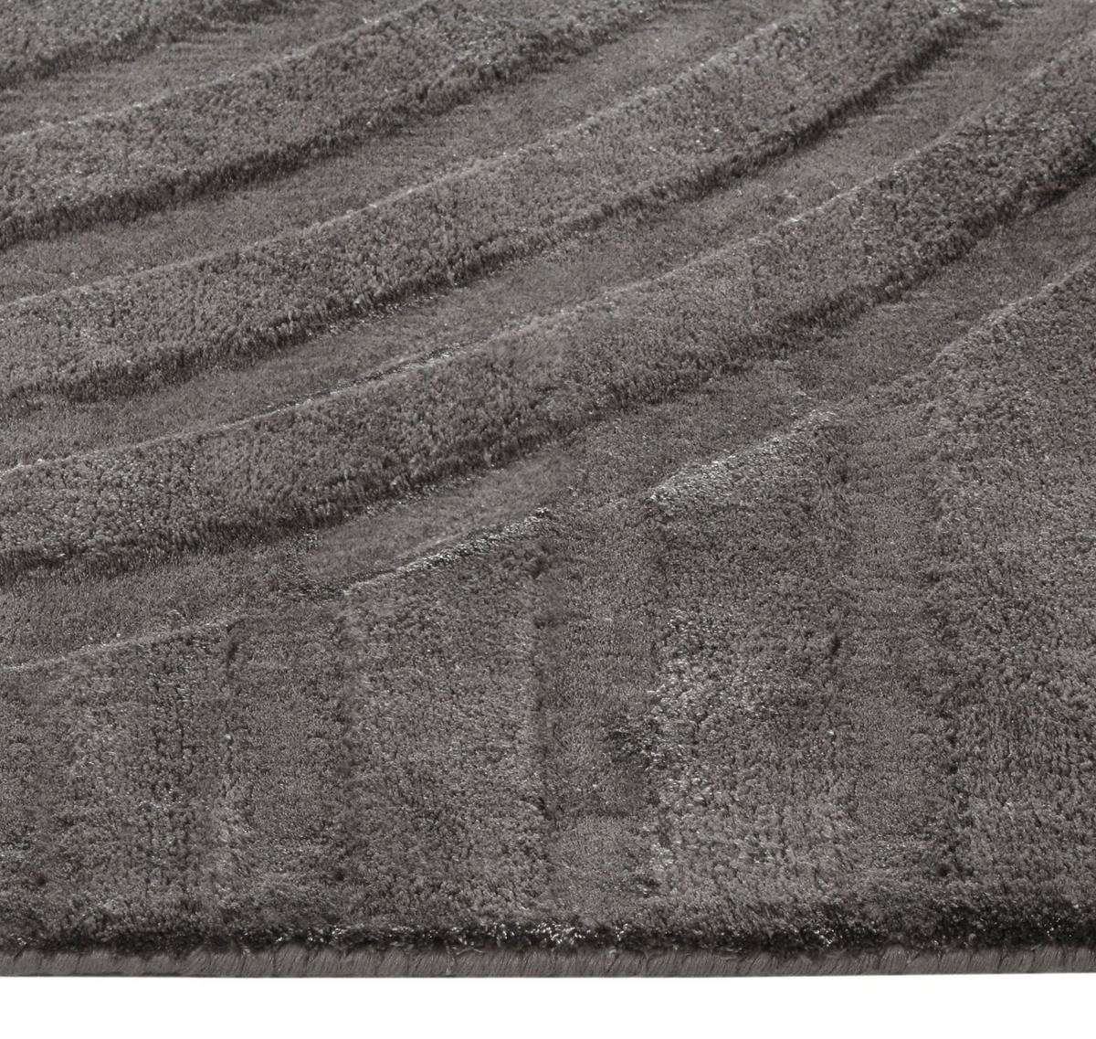 TEPPICHE Viskose Anthrazitgrau 300cm - Anthrazit, Textil (300/200cm) - Sia Home