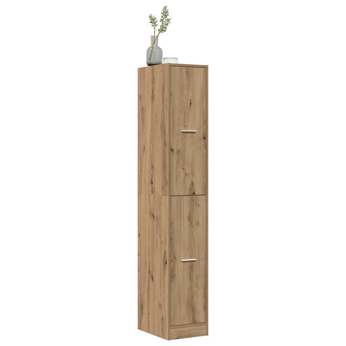 APOTHEKERSCHRANK Artisan-Eiche 30/41/174,5 Cm Holzwerkstoff - Braun, Holzwerkstoff (41/174.5/30cm) - vidaXL