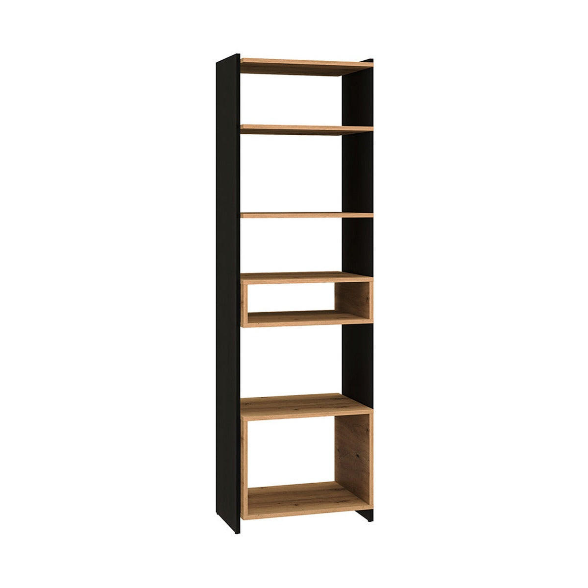 STANDREGAL – TRIS 02 – 55 cm – Tris – Schwarz - Schwarz, Holzwerkstoff (55/180/40cm) - hi-markt