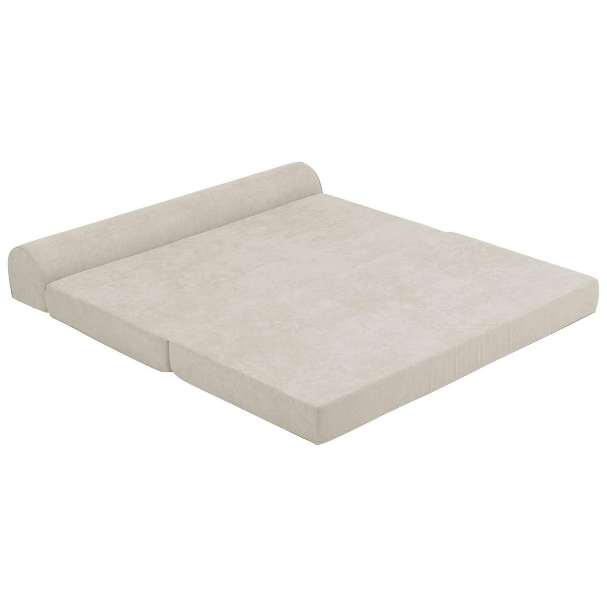 FALTSOFA Katusha Flachgewebe beige - Beige, Kunststoff (80/57/160cm) - 58aufmkessel
