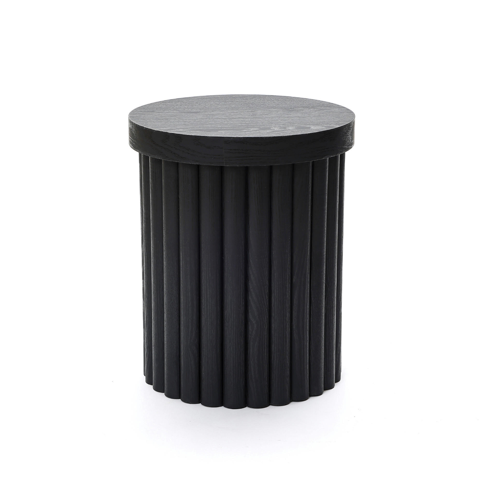 Hometopia Beistelltisch Schwarz 40x50x40 cm