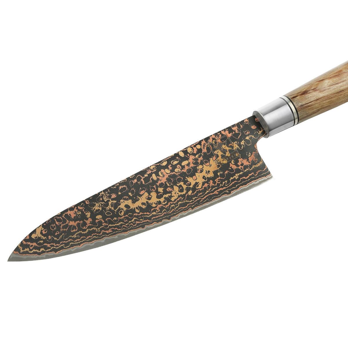 CHEFMESSER 19 cm - Ahornfarben, Holz/Metall (33cm) - Zayiko
