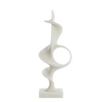 ORNAMENT Vurot Weiß 28/20/70 cm - Weiß, Kunststoff (20/70/28cm) - Light & Living