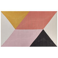 KURZFLOR-TEPPICH Nizip 200/140 cm - Multicolor, Textil (140/200cm) - Beliani