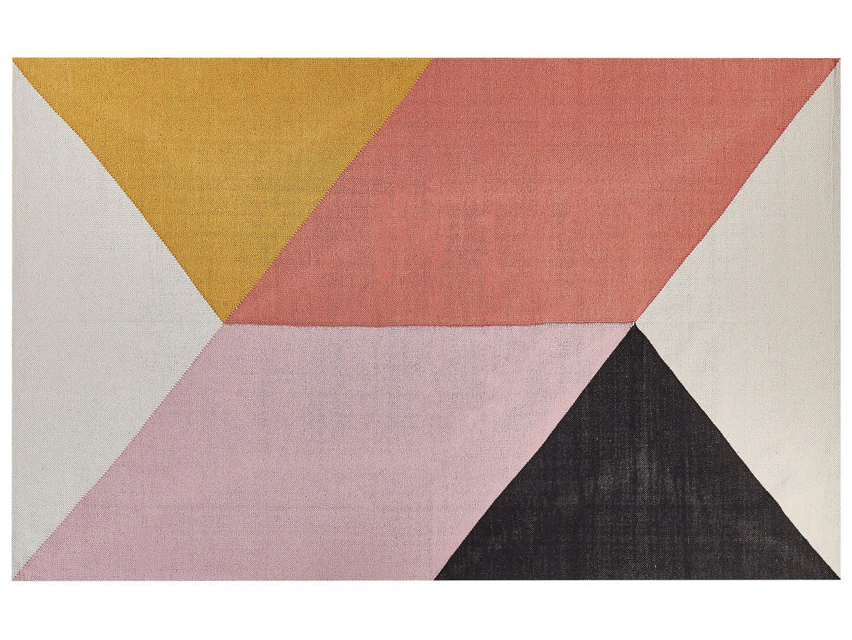 KURZFLOR-TEPPICH Nizip 200/140 cm - Multicolor, Textil (140/200cm) - Beliani