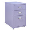 ROLLCONTAINER Kökar - Lila, Metall (28/48/41cm) - [en.casa]