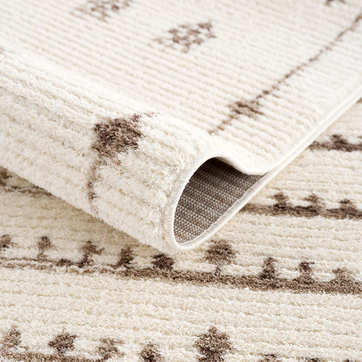 KURZFLOR-TEPPICH April 2308 Creme 160x230 cm - Creme, Textil (160/230cm) - carpet city