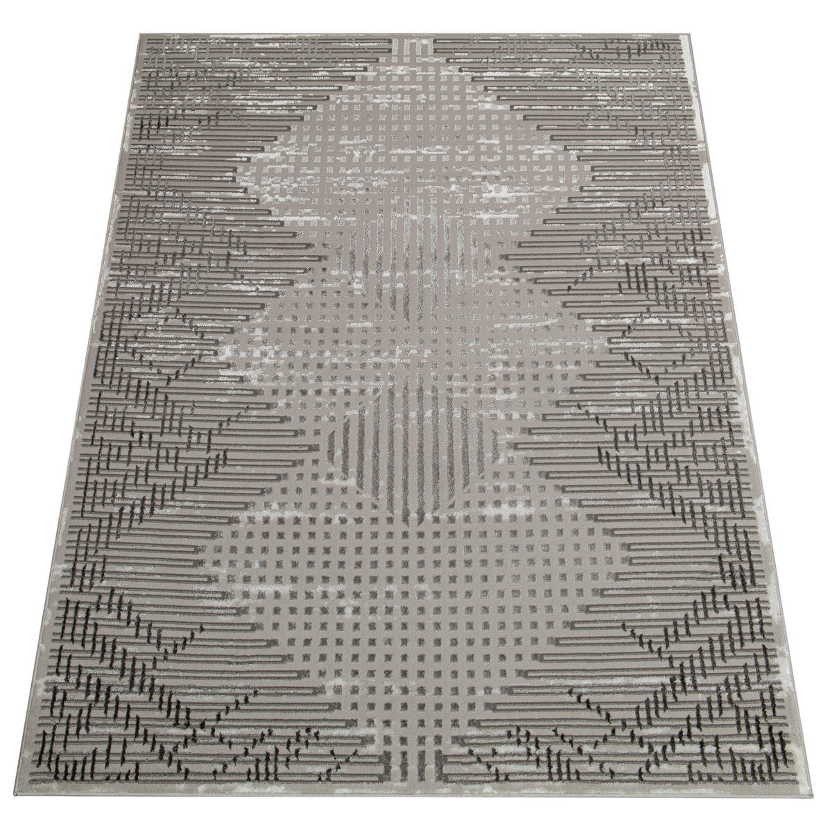 TEPPICH CRYSTAL Grau 250/350 cm - Grau, Textil (250/350cm) - Tapiso