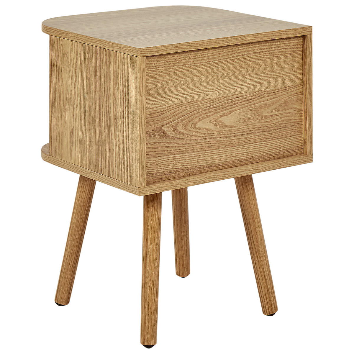 NACHTTISCH Braun Selah - Braun, Holzwerkstoff (40/40/54cm) - Beliani