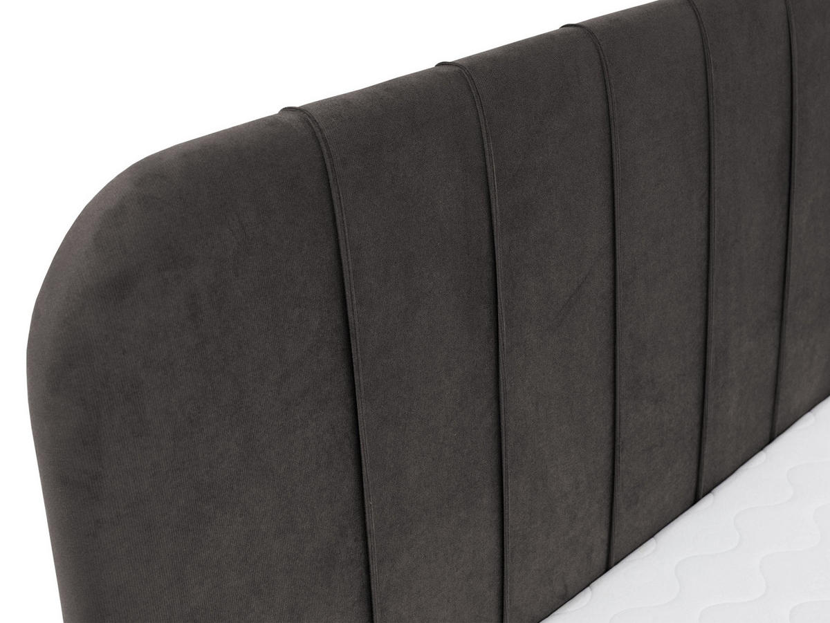 POLSTERBETT Slim XI - Kaschmir, Holz/Holzwerkstoff (160/200cm) - MIRJAN24