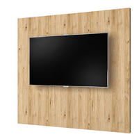 WANDPANEEL Eiche Jackson 160 x 118 cm, TV Rückwandverkleidung in modernem Design - Eichefarben, Holzwerkstoff (160/118/1.6cm) - Inn.Furn