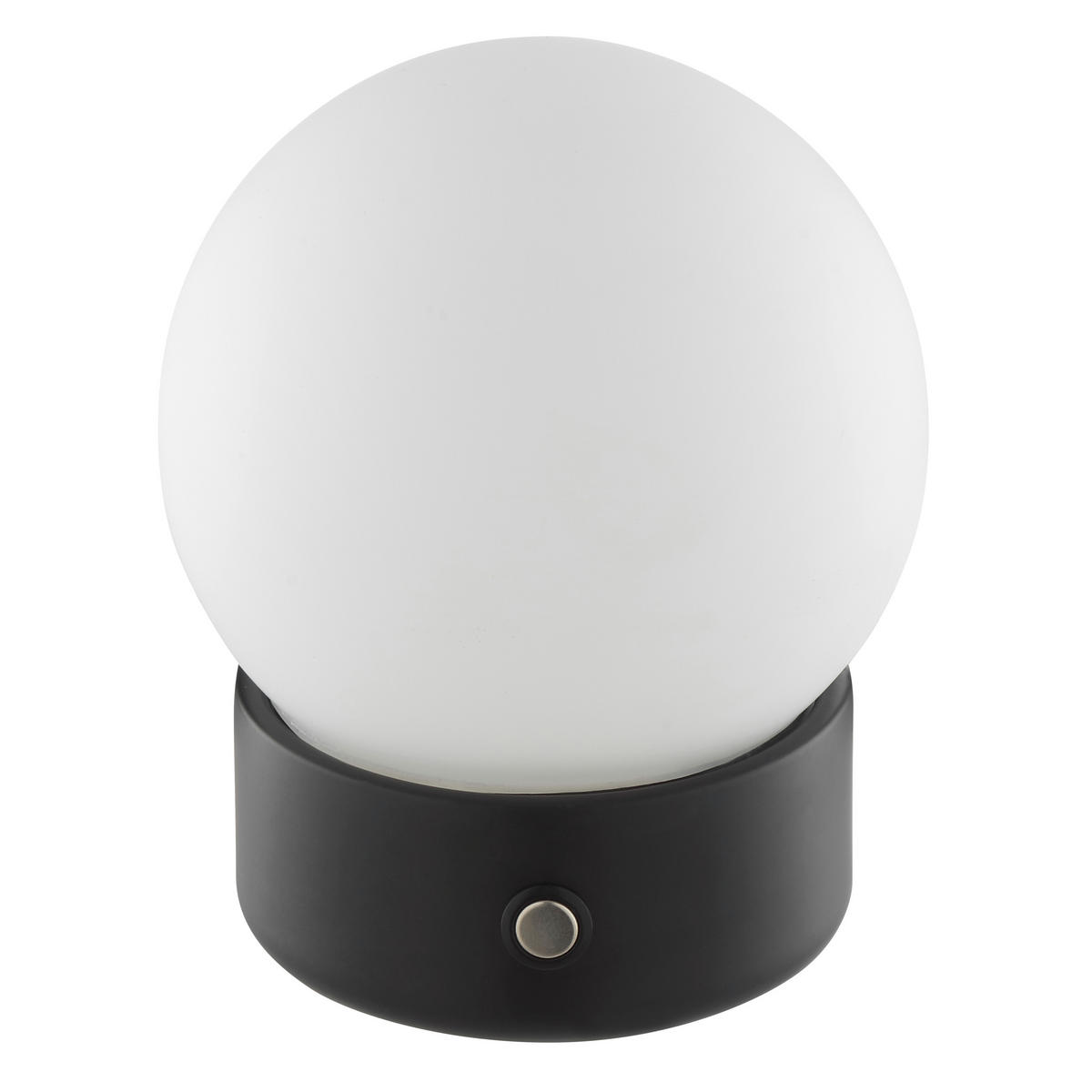 TISCHLEUCHTE Dori Weiß/Schwarz 10,5/10,5/12,8 cm - Multicolor, Glas (10.5/10.5/12.8cm) - Brilliant