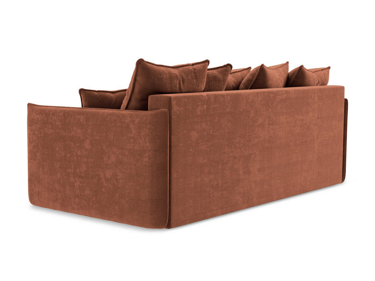 POUF Samt Stoff Schwarz - Schwarz, Holzwerkstoff/Kunststoff (75/37/75cm) - Makamii