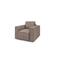 SESSEL Vajana - Beige, Holzwerkstoff/Textil (85/86/102cm) - Fun Möbel