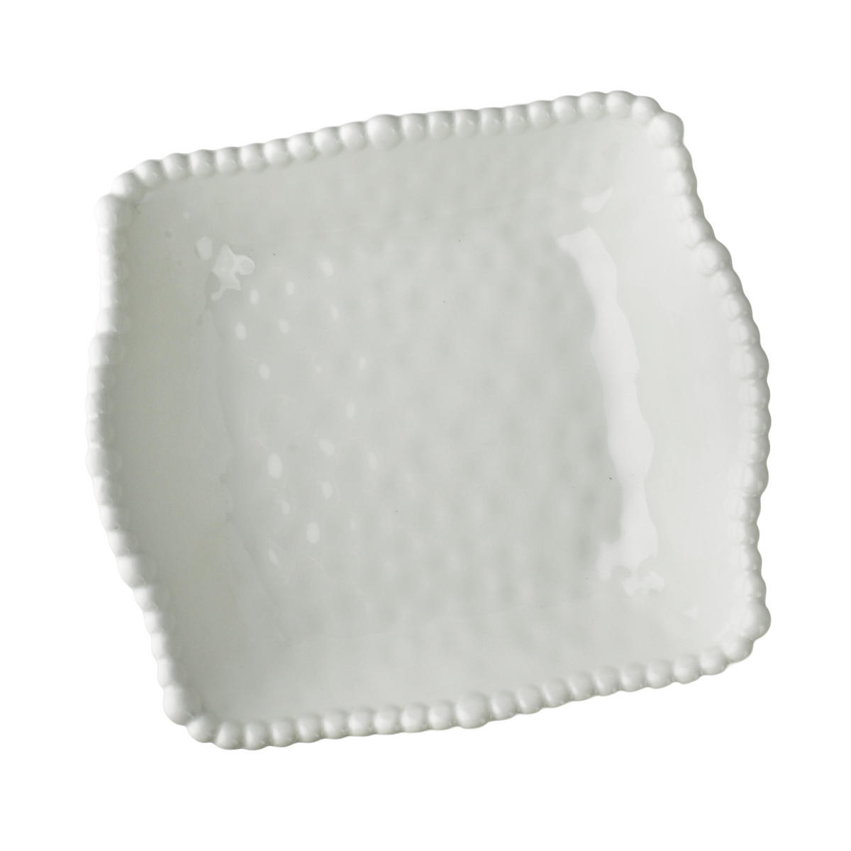 SCHALE Basic weiß 24/22/6 cm Porzellan - Weiß, Keramik (24/6/22cm) - Mondex